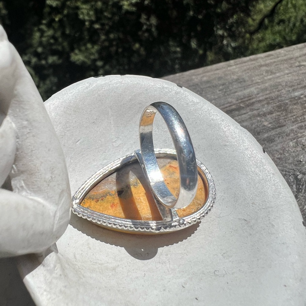 Bumblebee Jasper Ring - image 4